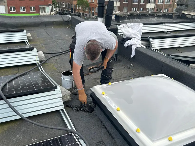 lichtkoepels plaatsen op plat dak