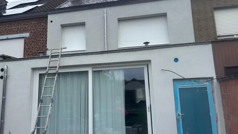 Gevelisolatie in regio Leuven, na de werken