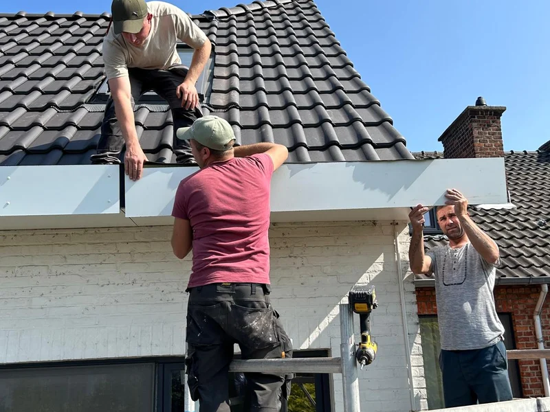 drie vaklui plaatsen bakgoot