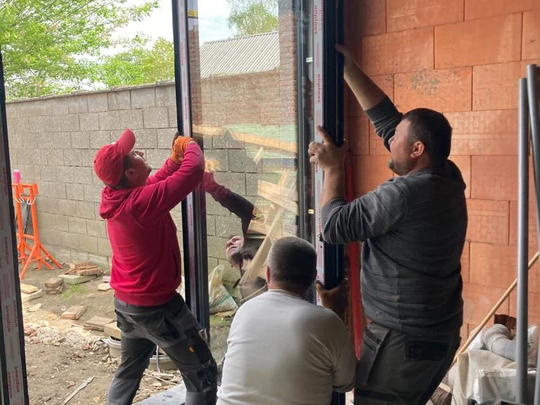 drie vaklui hangen schuifraam in