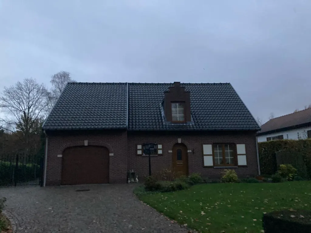 Dakrenovatie met dakkapel in regio Leuven, voor de werken