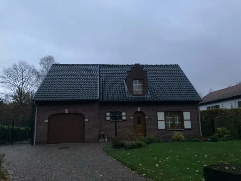oude dak voor de werken, zelfde hoek als 270